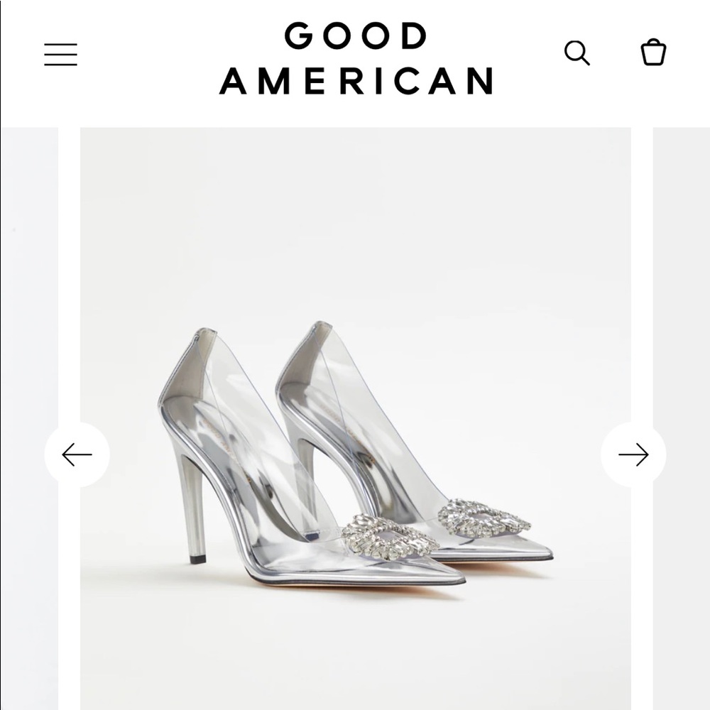 Good American CINDER-F*CKING-RELLA PUMP